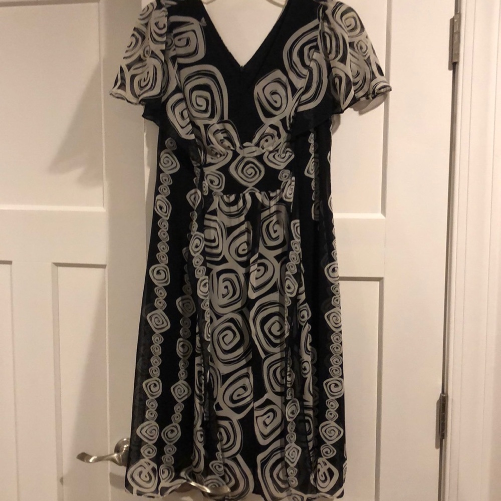 Black and white dress